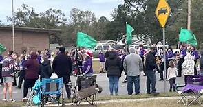 Sam Houston High School Marching Band| Moss Bluff Christmas Parade| Moss Bluff, Louisiana | 2021