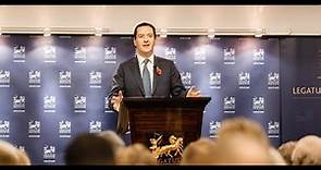Prosperity for All: Restoring Faith in Capitalism with George Osborne, Chancellor of the Exchequer