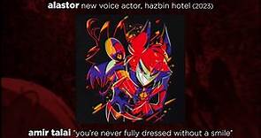 AMIR TALAI "you're never fully dressed without a smile" // Alastor: new voice actor - Hazbin Hotel