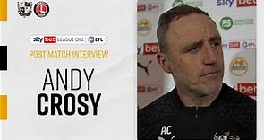 Post Match | Andy Crosby on 3-3 draw against Charlton Athletic