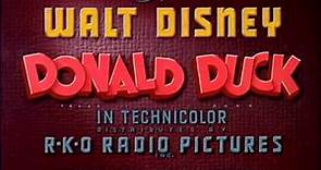 Donald Duck - "Golden Eggs" (1941) - recreation titles