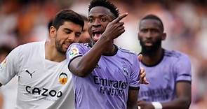 Vinícius Jr. recibe insultos racistas en el partido Valencia vs. Real Madrid