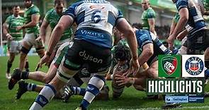 Highlights: Leicester Tigers v Bath Rugby | Gallagher Premiership 23/24, Round 10