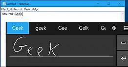 How to Use Handwriting Input on Windows 10