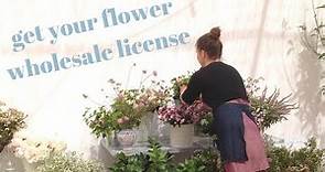 How to get a FLORAL WHOLESALE LICENSE as a Florist