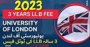 University of London 3 Years LLB 2023 Fee