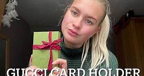 GUCCI CARD HOLDER Unboxing