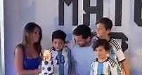 The Messi family celebrates Mateo Messi's 7th birthday ❤️