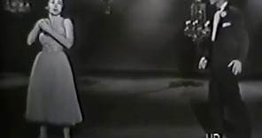 Patricia Crowley, Dante Di Paolo, Cheek to Cheek, 1955 TV Performance