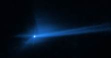 Hubble Captures Movie of DART Asteroid Impact Debris - NASA Science