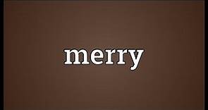 Merry Meaning
