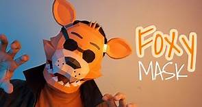 How to make a Foxy Mask using Paper - DIY FNAF Mask