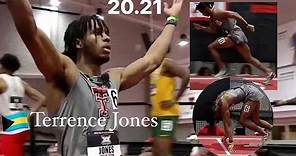 Terrence Jones 2024 200m 20.21 Indoor Conference Champion