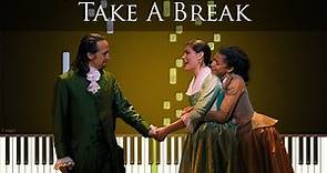 Take a Break | Hamilton | Piano Synthesia