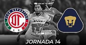 Resumen | Toluca 2 - 2 Pumas UNAM | Liga MX - Apertura 2022 - Jornada 14 | LIGA BBVA MX