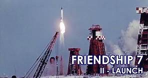 JOHN GLENN - FRIENDSHIP 7 - Mercury Capsule Launch (1962/02/20)