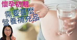 懷孕初期補充品 | 容易營養不足的孕媽媽 | 3 大孕婦補充品 | 營養師媽媽Priscilla (繁簡中文字幕)