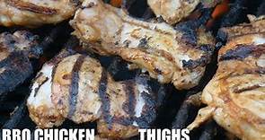 Grilled BBQ chicken thighs | Easy recipe Chris N Pitts BBQ sauce