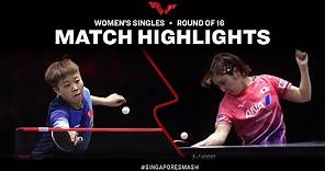Zhang Rui vs Miu Hirano | WS R16 | Singapore Smash 2023
