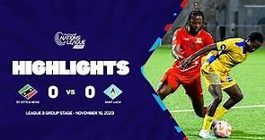 Highlights | St. Kitts & Nevis vs Saint Lucia | 2023/24 Concacaf Nations League