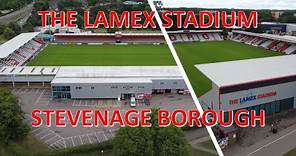 Ep9. The Lamex Stadium, by drone. Home of Stevenage. Promoted to League 1 for 23/24 season.