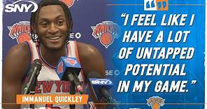 Immanuel Quickley talks summer travels, contract extension status, Obi Toppin trade | SNY