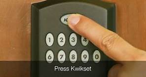Adding a User Code to the Kwikset Smartcode 955/917