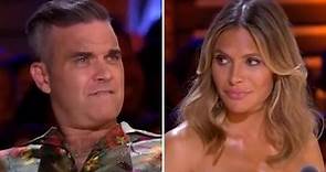 X Factor, Robbie Williams «apprezza» troppo l'esibizione della concorrente: la moglie lo fulmina con lo sguardo