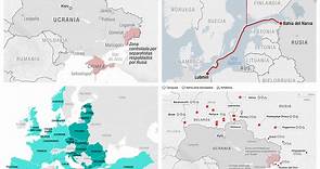 4 mapas para entender la tensión entre Ucrania y Rusia