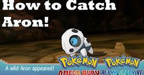 Pokemon Omega Ruby and Alpha Sapphire HOW TO FIND/CATCH ARON!