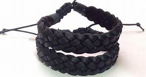 How to make leather men's Bracelets at home