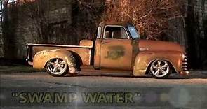 1951 Slammed Patina Hot Rat Street Rod Chevrolet 3100 Truck "Swamp Water"