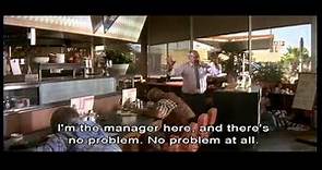 Pulp Fiction restaurant scene with subtitles