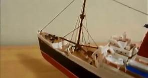 Beautiful RMS Queen Mary Model.