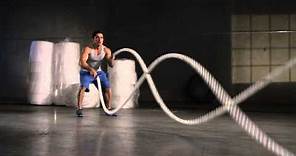 How to perform BATTLE ROPES - HOIST Fitness MotionCage Exercise