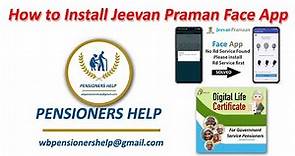 How to Install Jeevan Pramaan Face App || For Digital Life Certificate
