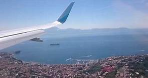 Beautiful landing at NAPOLI - Naples international airport