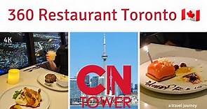 360 Restaurant at the CN Tower | Fine Dining | Toronto, Canada | 350 metre high revolving restaurant