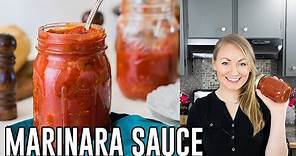 How To Make Homemade Marinara Sauce