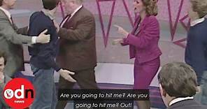 "I'm not having this!": Rare footage of Anna Soubry breaking up live TV studio brawl in 1988
