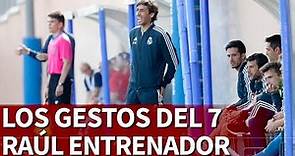 Los gestos de Raúl en su debut como entrenador del Juvenil B | Diario AS