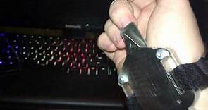 Showing off Assassin's Creed Hidden blade I bought on eBay. (Link in description)