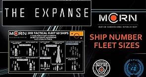 THE EXPANSE NAVY FLEET SIZES & SHIP NUMBERS