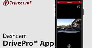 How to use Transcend DrivePro App