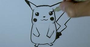 Cómo dibujar a Pikachu de Pokemon paso a paso