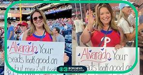 Phillies fans swap necklaces with reliever José Alvarado