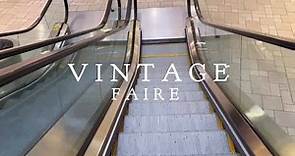 Vintage Faire Mall Modesto CA, Double File Kone Escalators Set #1