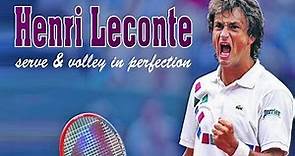 Henri Leconte 🇫🇷 Serve & Volley in Perfection.