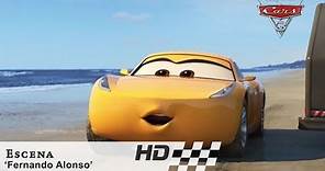 Cars 3 de Disney•Pixar | Escena: 'Fernando Alonso' | HD