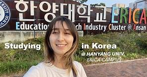 Hanyang University ERICA Campus in Ansan Korea 🇰🇷 Room tour, cafeteria, how to receive a package...